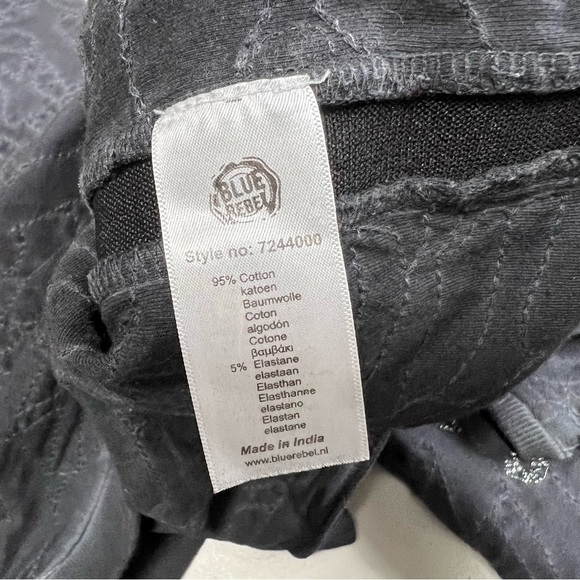 Blue Rebel Amsterdam Distressed Tunic Side Stripe Shirt - Picture 6 of 9